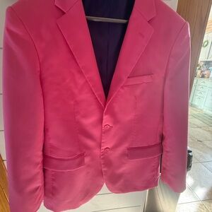 OppoSuits Vibrant Pink Men's Blazer and Pants worn 3 hours for prom